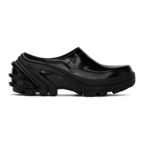 1017 ALYX 9SM Black Leather Clogs