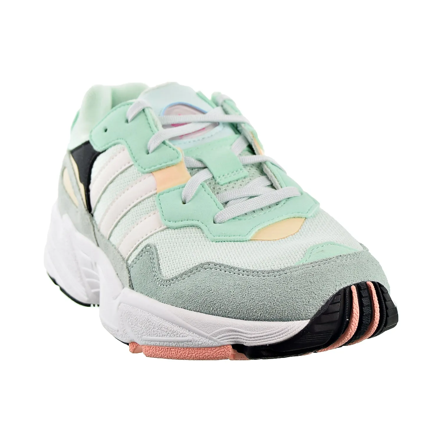 Adidas Yung-96 Big Kids Shoes Ice Mint/Running White/Clear Orange