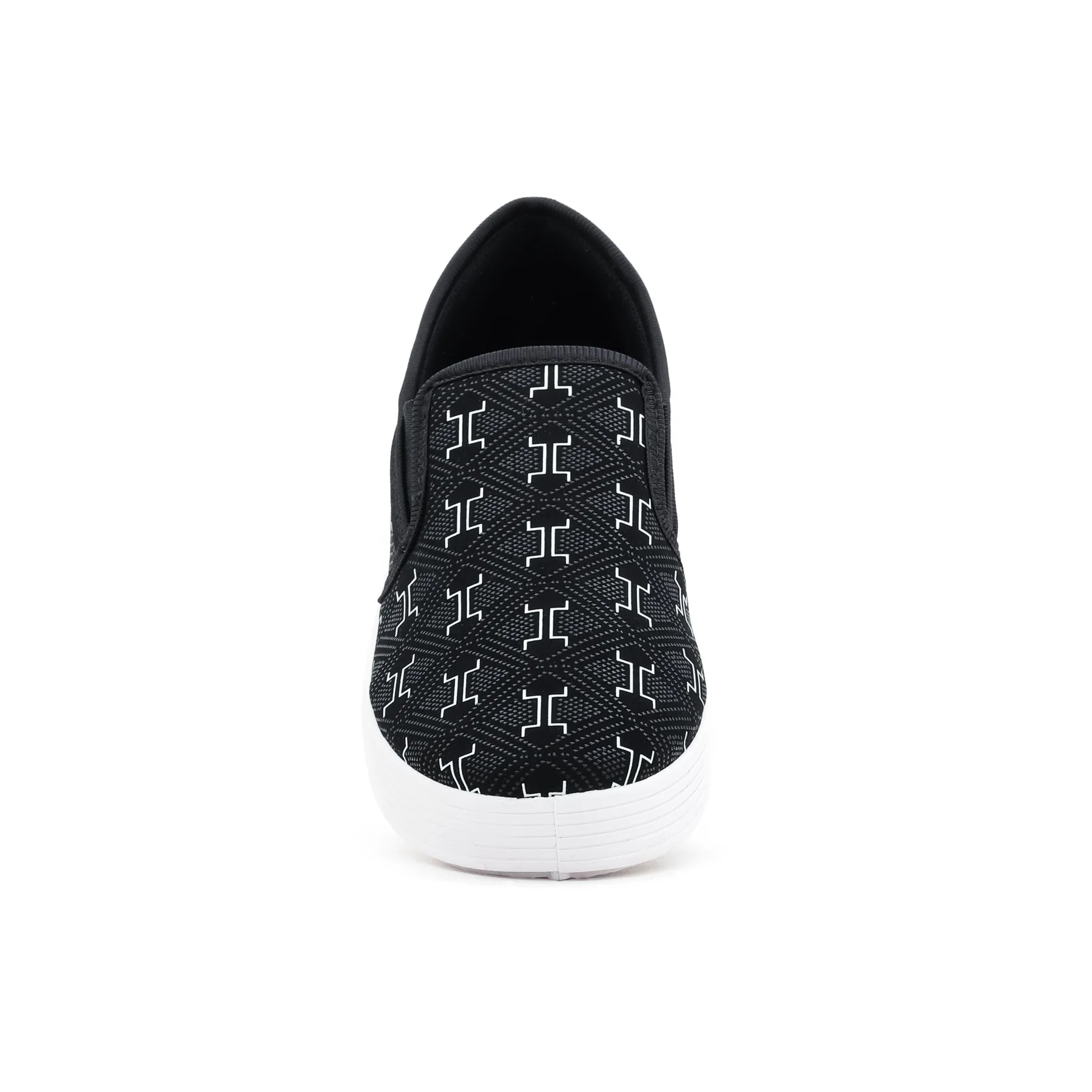 Black Casual Slip Ons AT9077