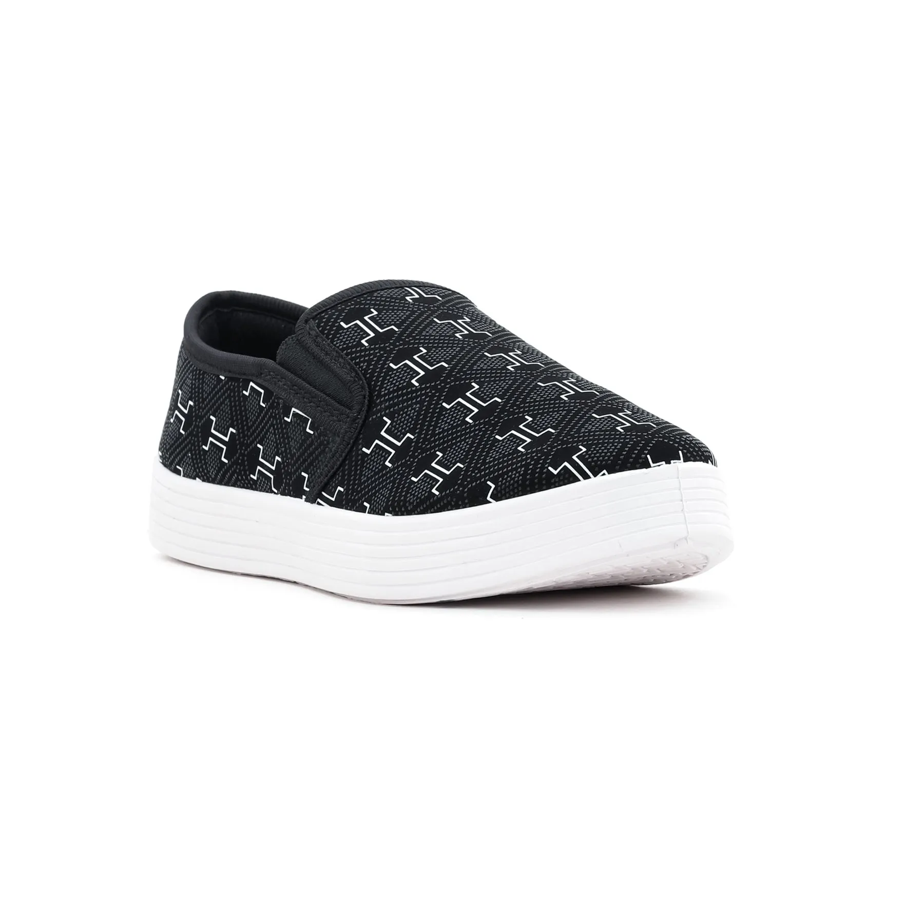 Black Casual Slip Ons AT9077