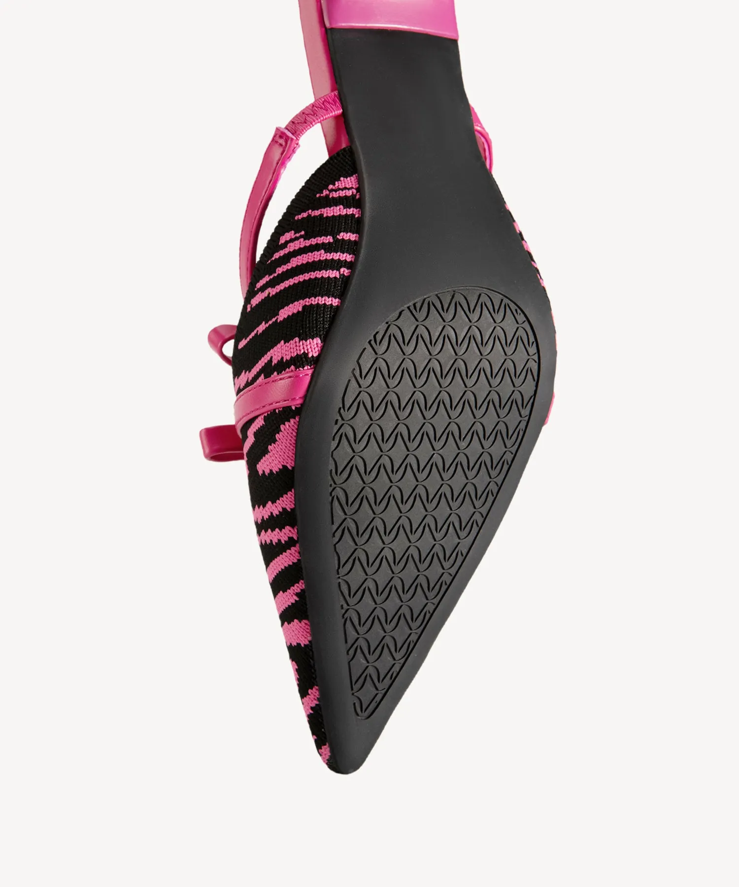 Bowtention Pointed Toe Heeled Mules
