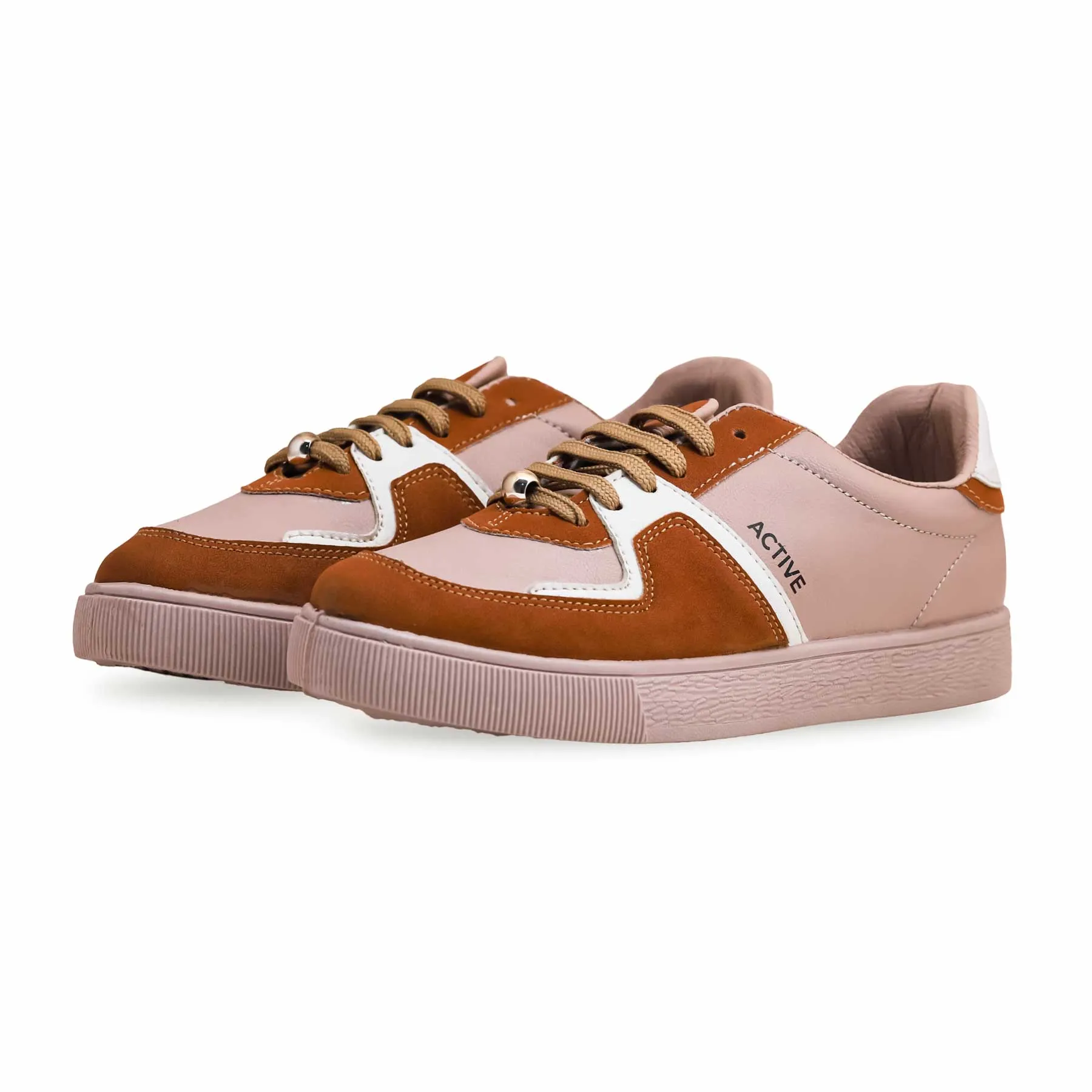 Brown Women Casual Sneaker AT7331