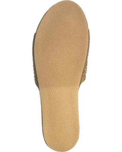BYANKA CASUAL SANDAL OPEN TOE WITH RHINESTONE DETAILING