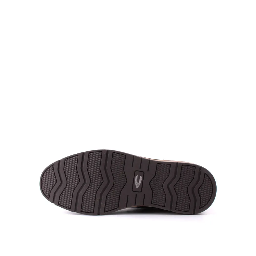 camel active Leather Basic Slip On Shoes Men Coffee PARROS 852404-FF1-33 COFFEE