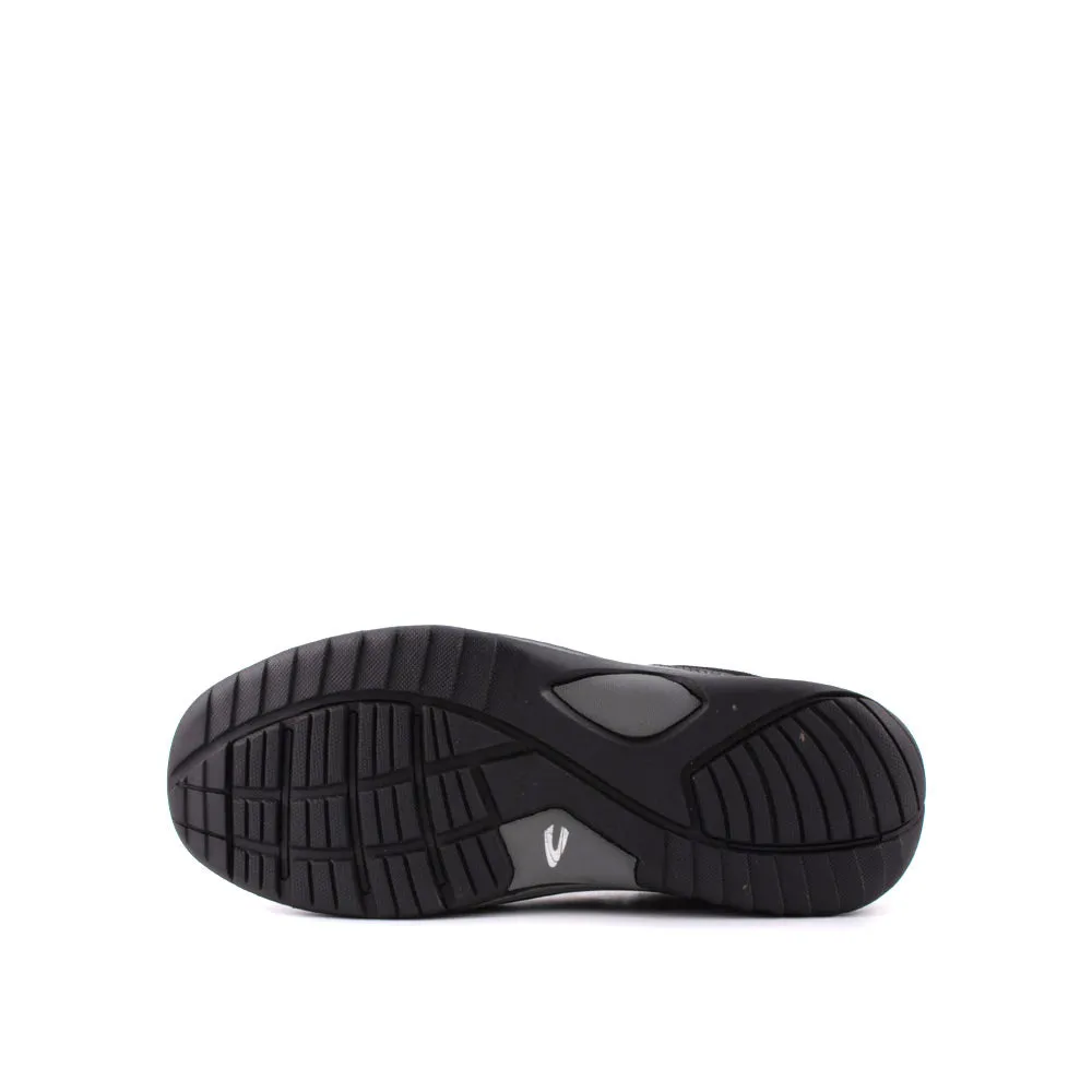 camel active Leather Plain Smooth Slip On Shoes Men Black PULSOR 852408-RS1-1