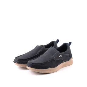 camel active Leather Smooth Slip On Shoes Men Navy VENETO 852412-AA1-43
