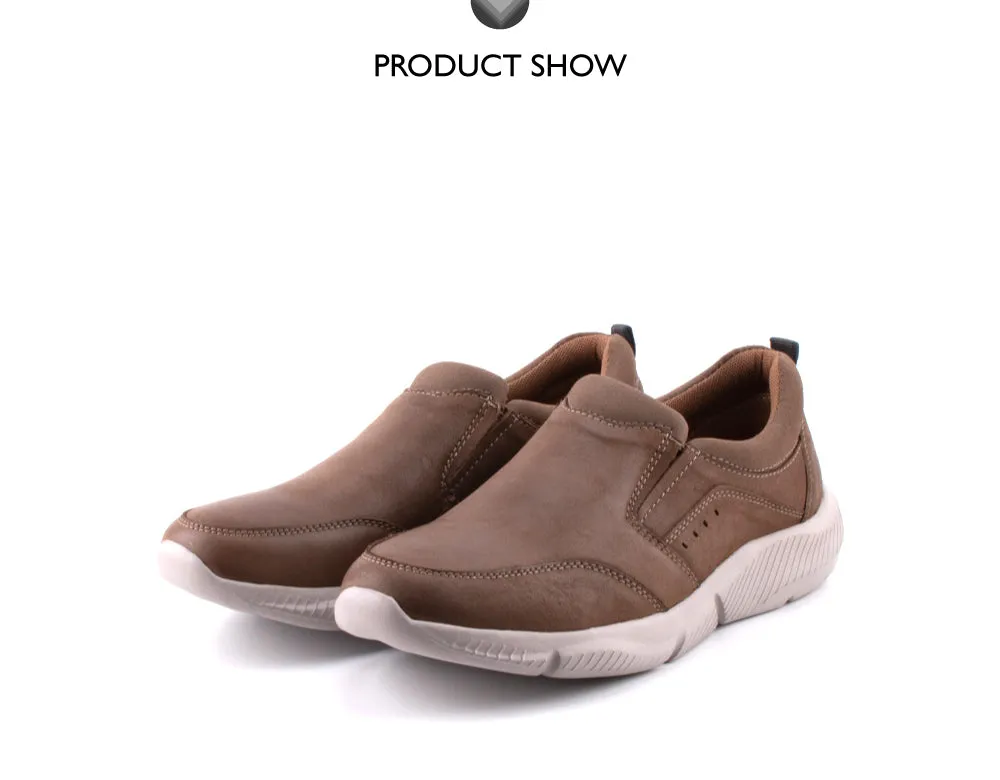 camel active Suede Leather Slip On Shoes  Men Taupe ALTO 852410-AA1-63