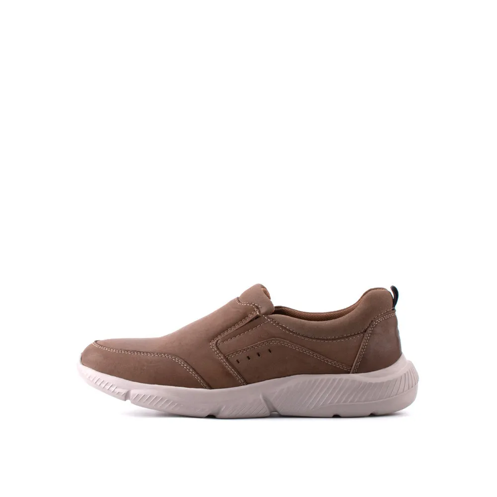 camel active Suede Leather Slip On Shoes  Men Taupe ALTO 852410-AA1-63