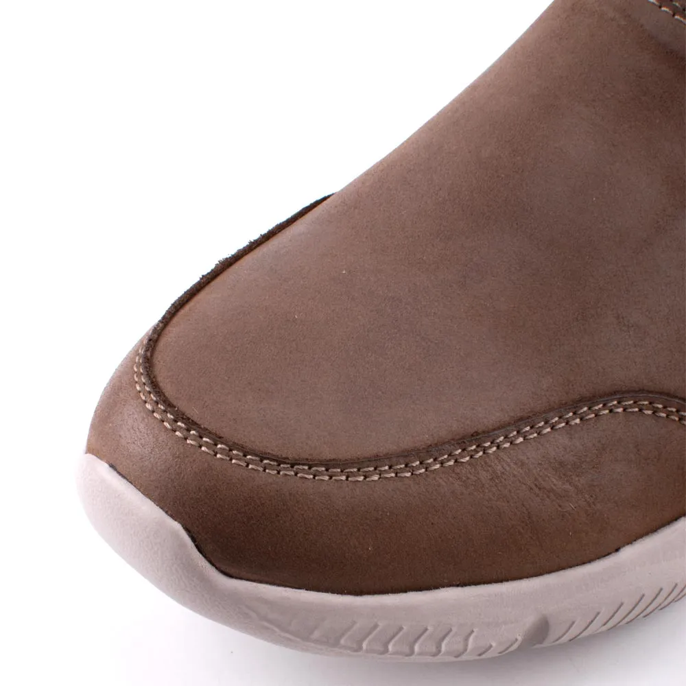 camel active Suede Leather Slip On Shoes  Men Taupe ALTO 852410-AA1-63