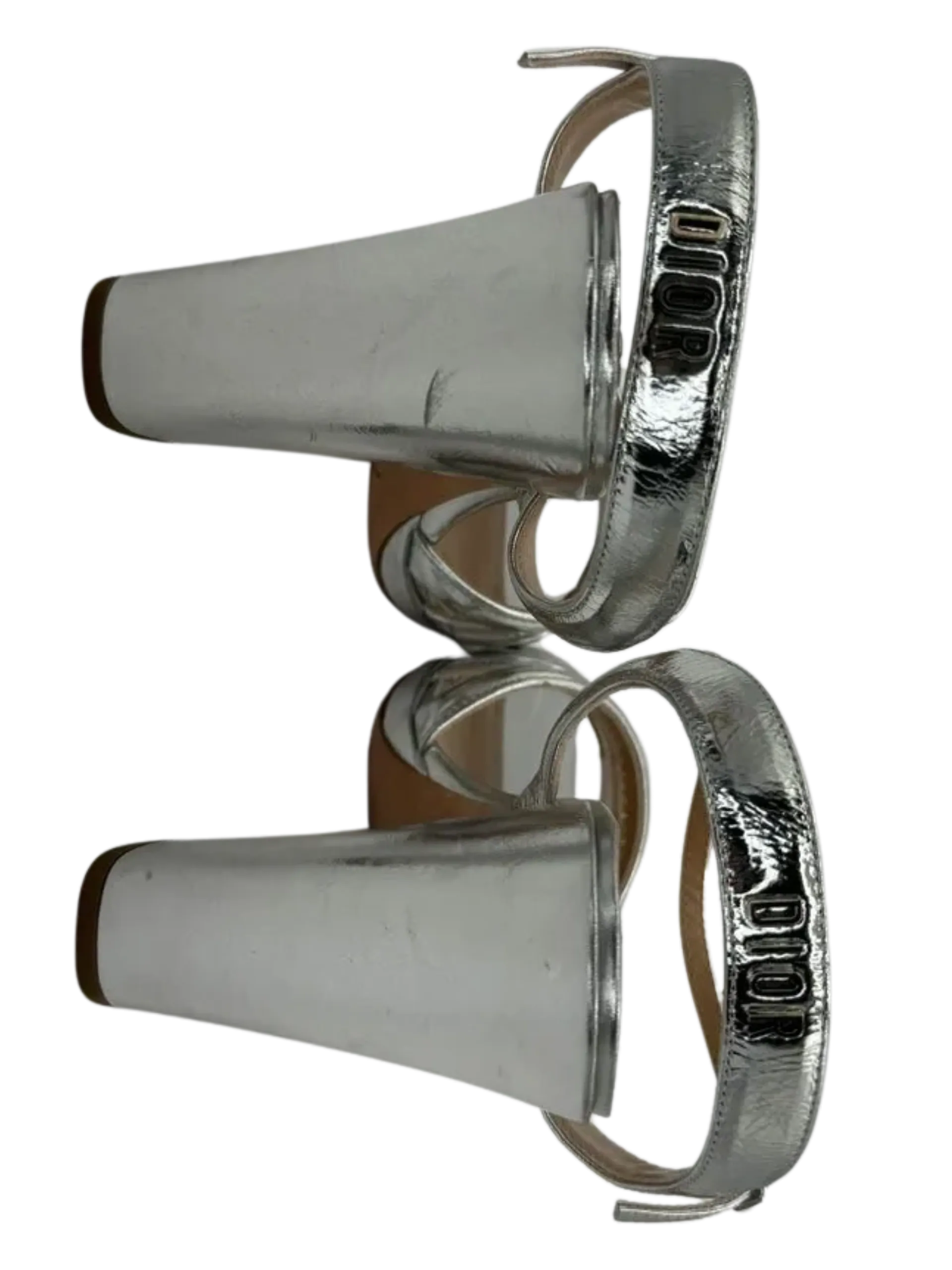 Christian Dior Dior "Call" Leather Slingback Sandals