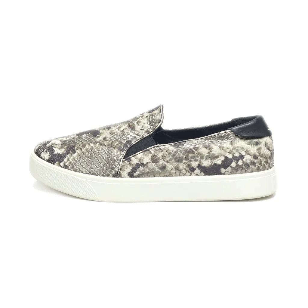 Cole Haan Slip Ons Leather Grey Colour For Women