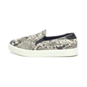 Cole Haan Slip Ons Leather Grey Colour For Women