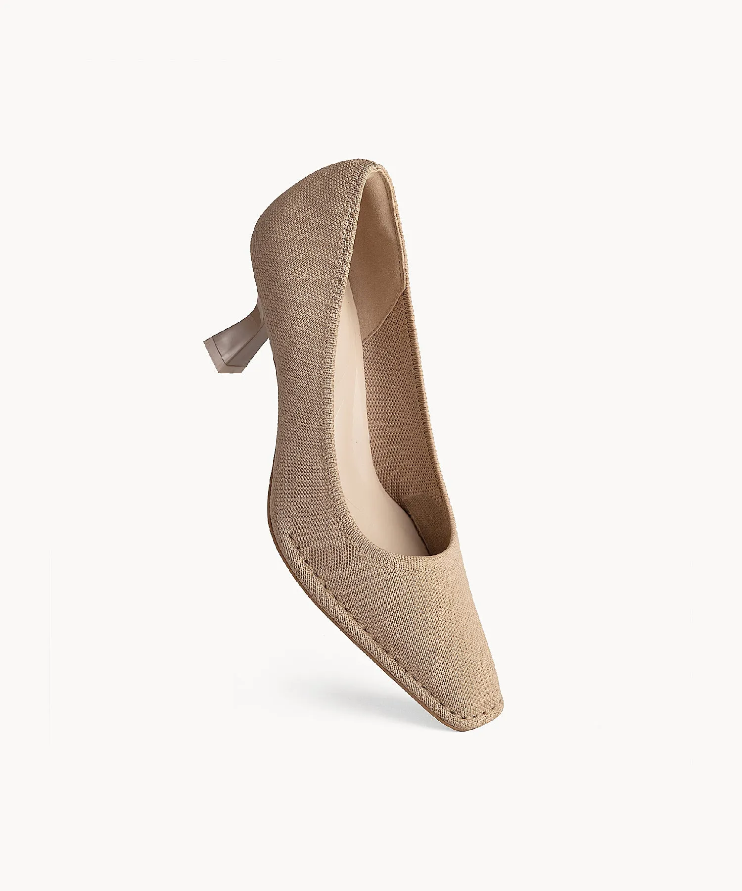 CommuteEase Solid Color Stiletto Pumps