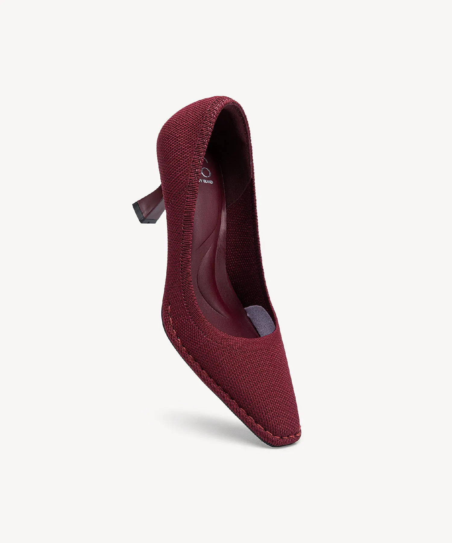CommuteEase Solid Color Stiletto Pumps