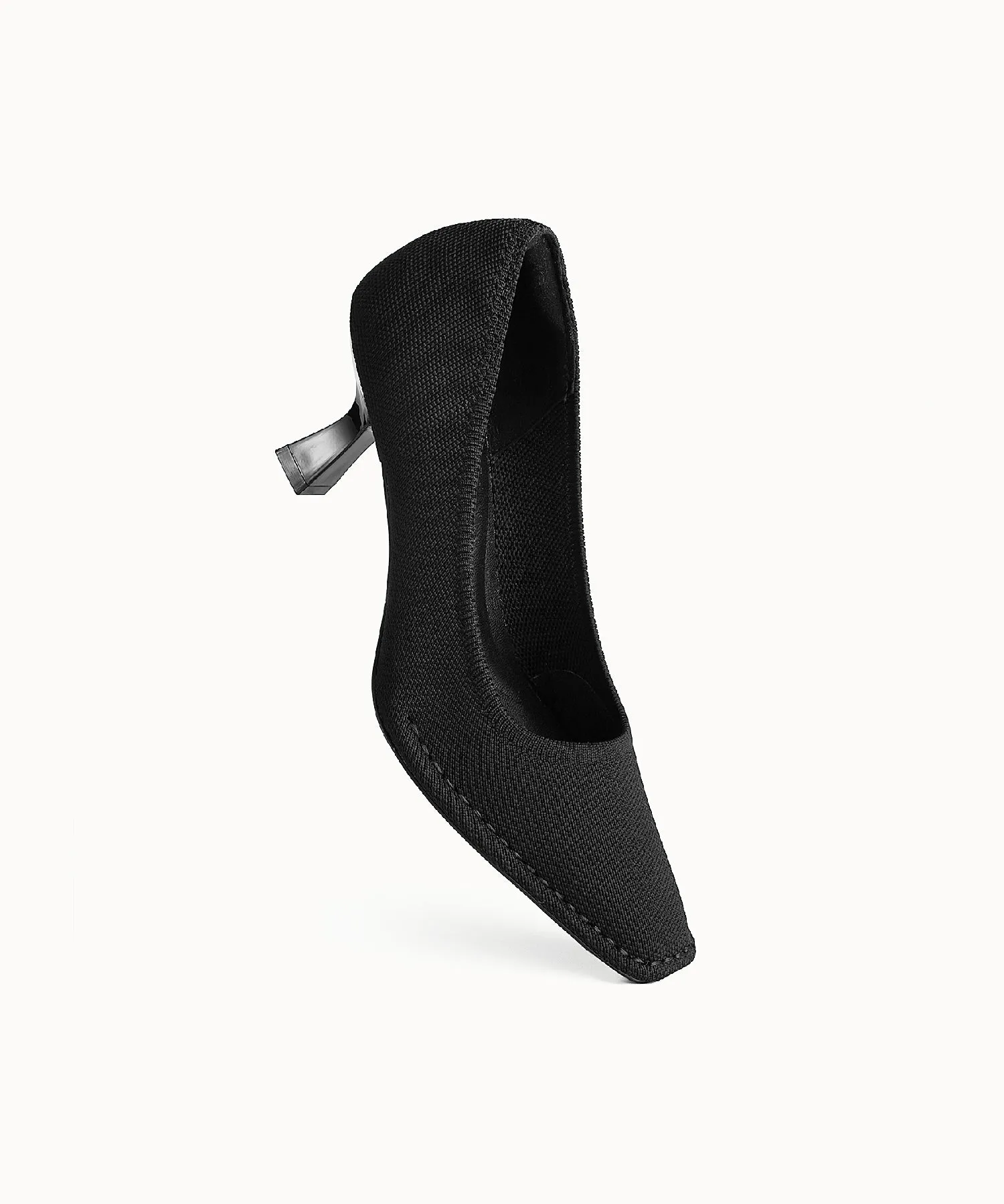 CommuteEase Solid Color Stiletto Pumps
