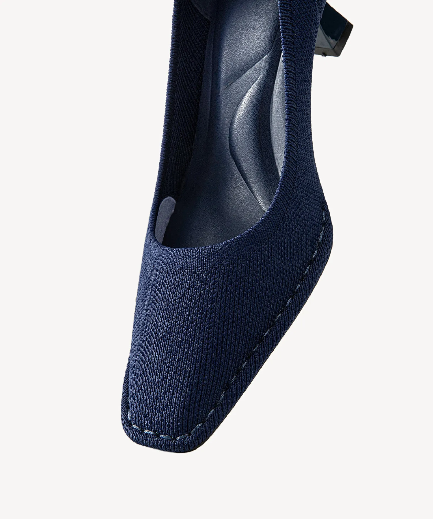 CommuteEase Solid Color Stiletto Pumps
