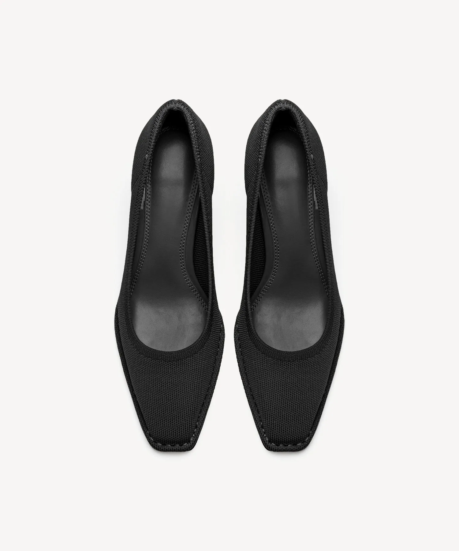 CommuteEase Solid Color Stiletto Pumps