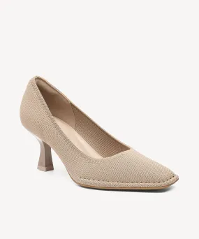 CommuteEase Solid Color Stiletto Pumps