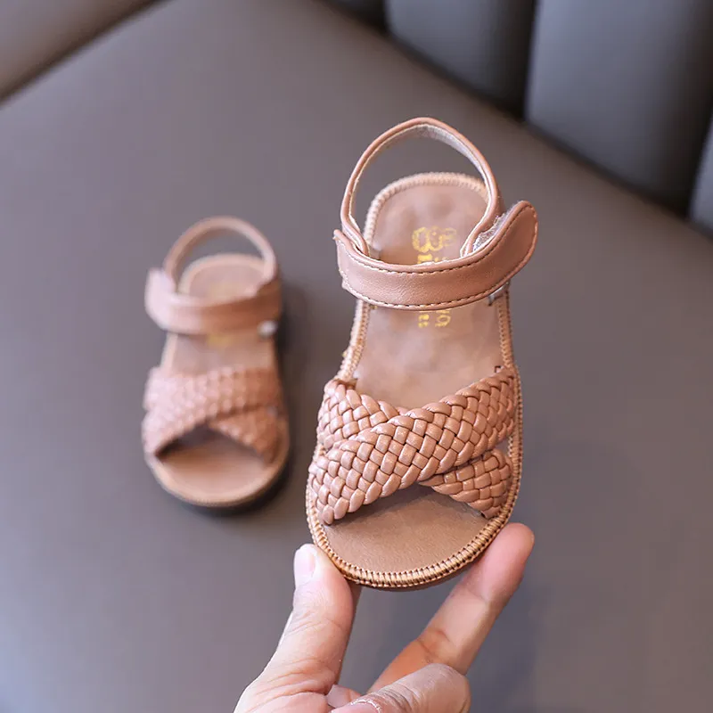 Criss-Cross Woven Sandals