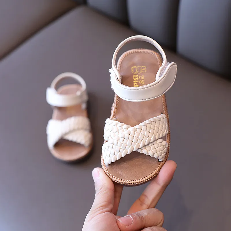 Criss-Cross Woven Sandals