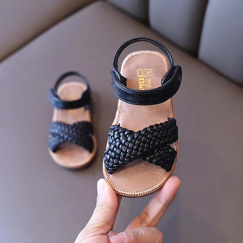 Criss-Cross Woven Sandals