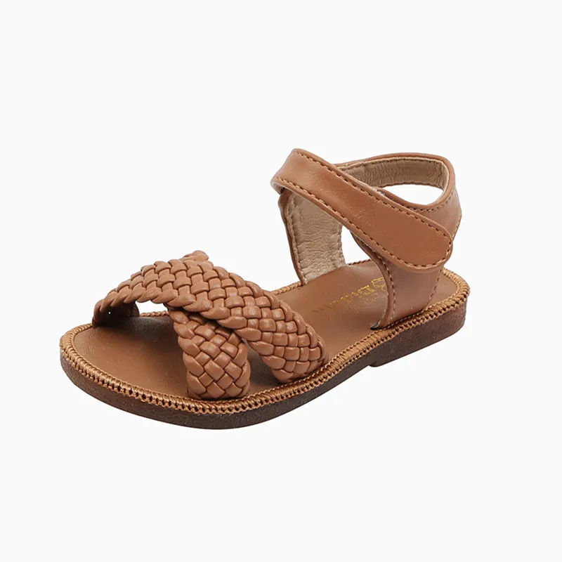 Criss-Cross Woven Sandals