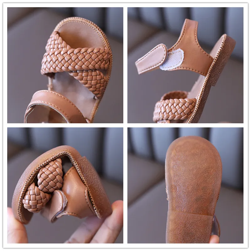 Criss-Cross Woven Sandals