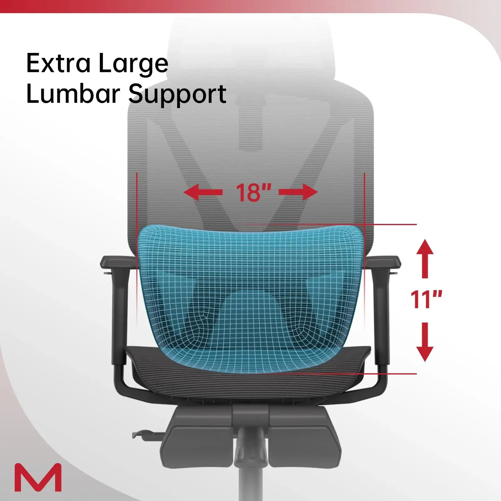 Ergonomic High-Back Office Chair with Adjustable Height and Lumbar Support