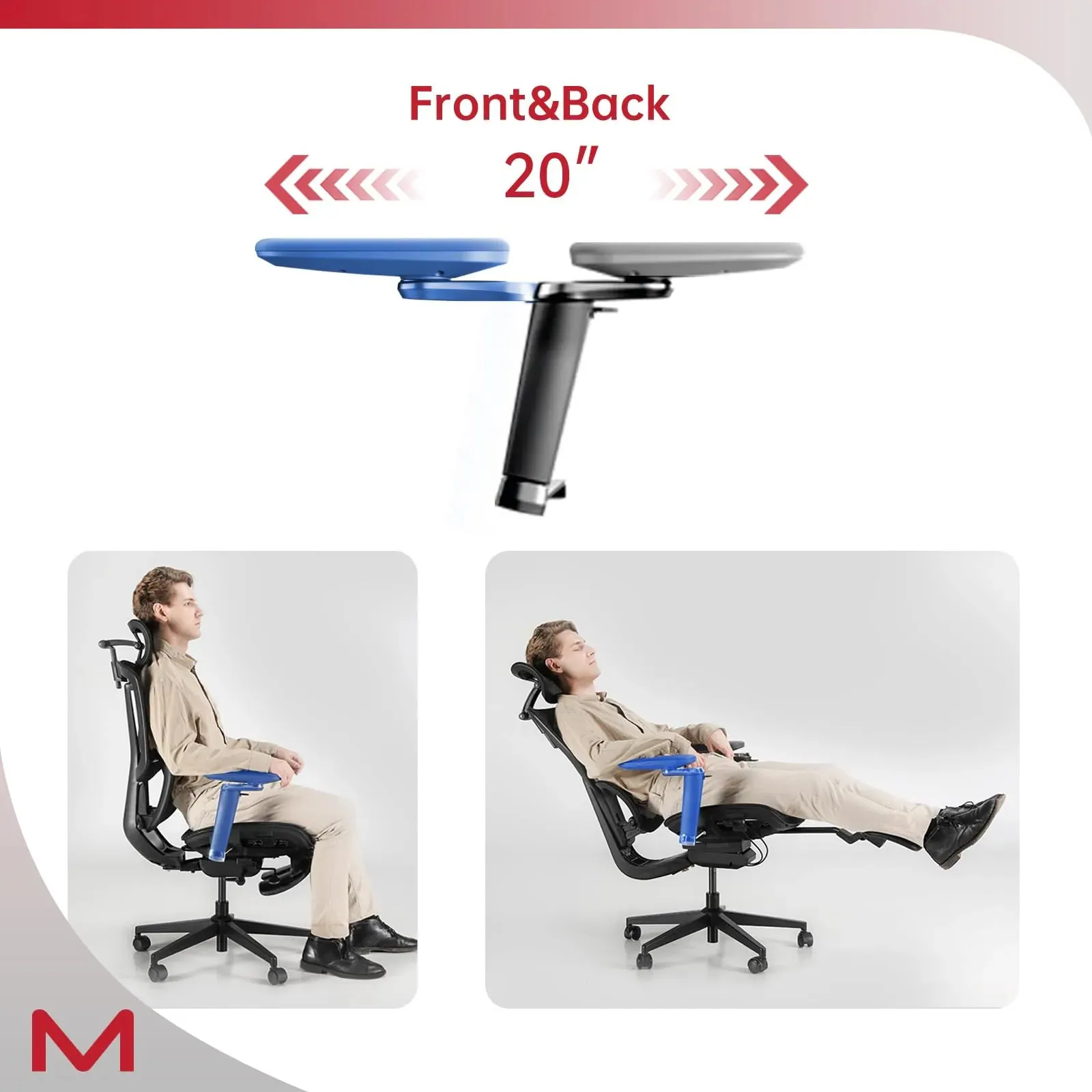 Ergonomic High-Back Office Chair with Adjustable Height and Lumbar Support