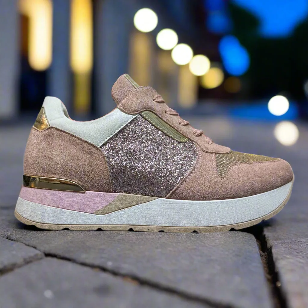 Fancy Pink Trainers by Una Healy Size UK 5 / EU 38 / US 7