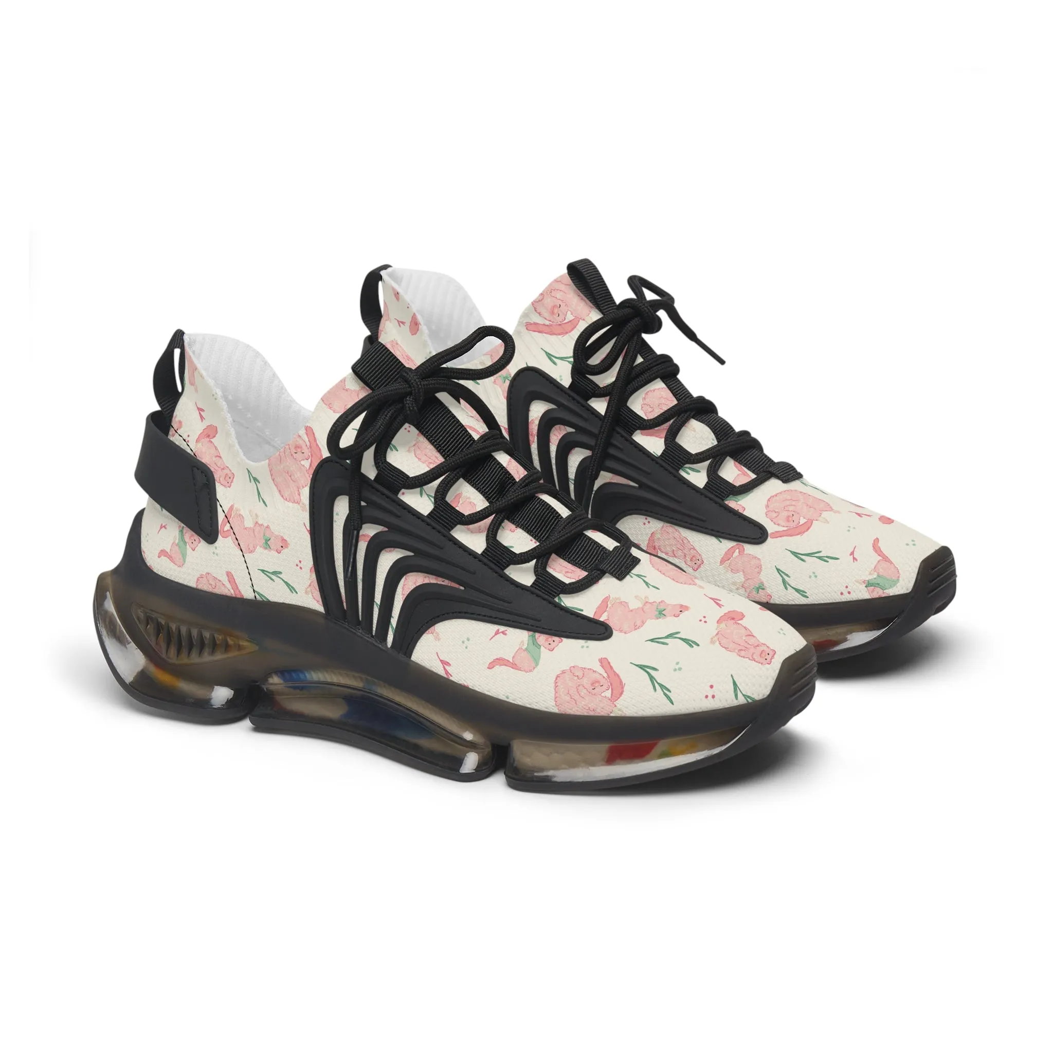 Floral Women's Mesh Sneakers - Lightweight & Breathable for Everyday Style
