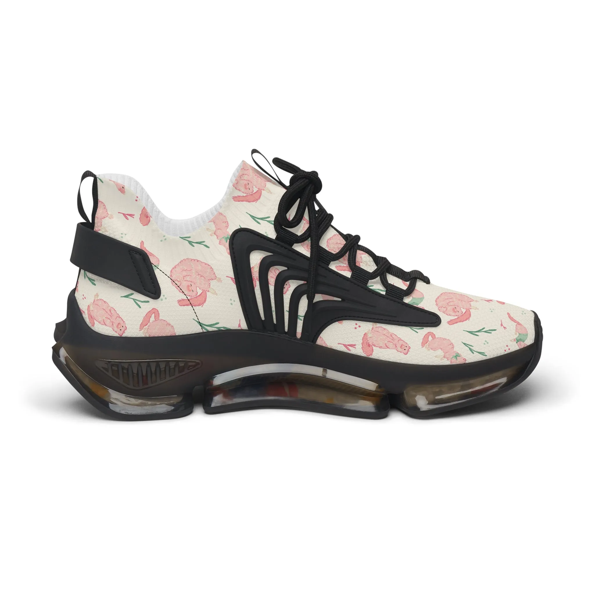 Floral Women's Mesh Sneakers - Lightweight & Breathable for Everyday Style