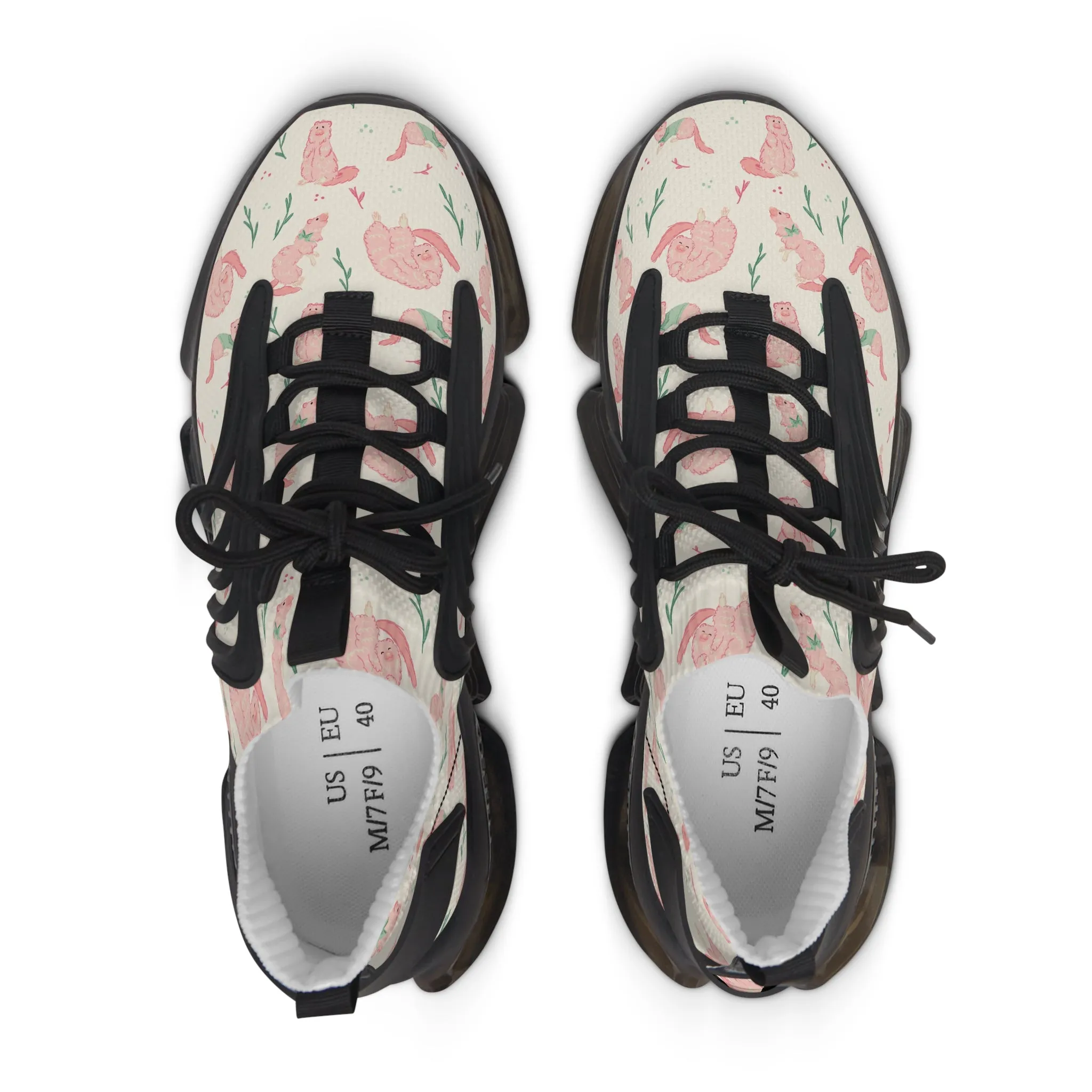 Floral Women's Mesh Sneakers - Lightweight & Breathable for Everyday Style