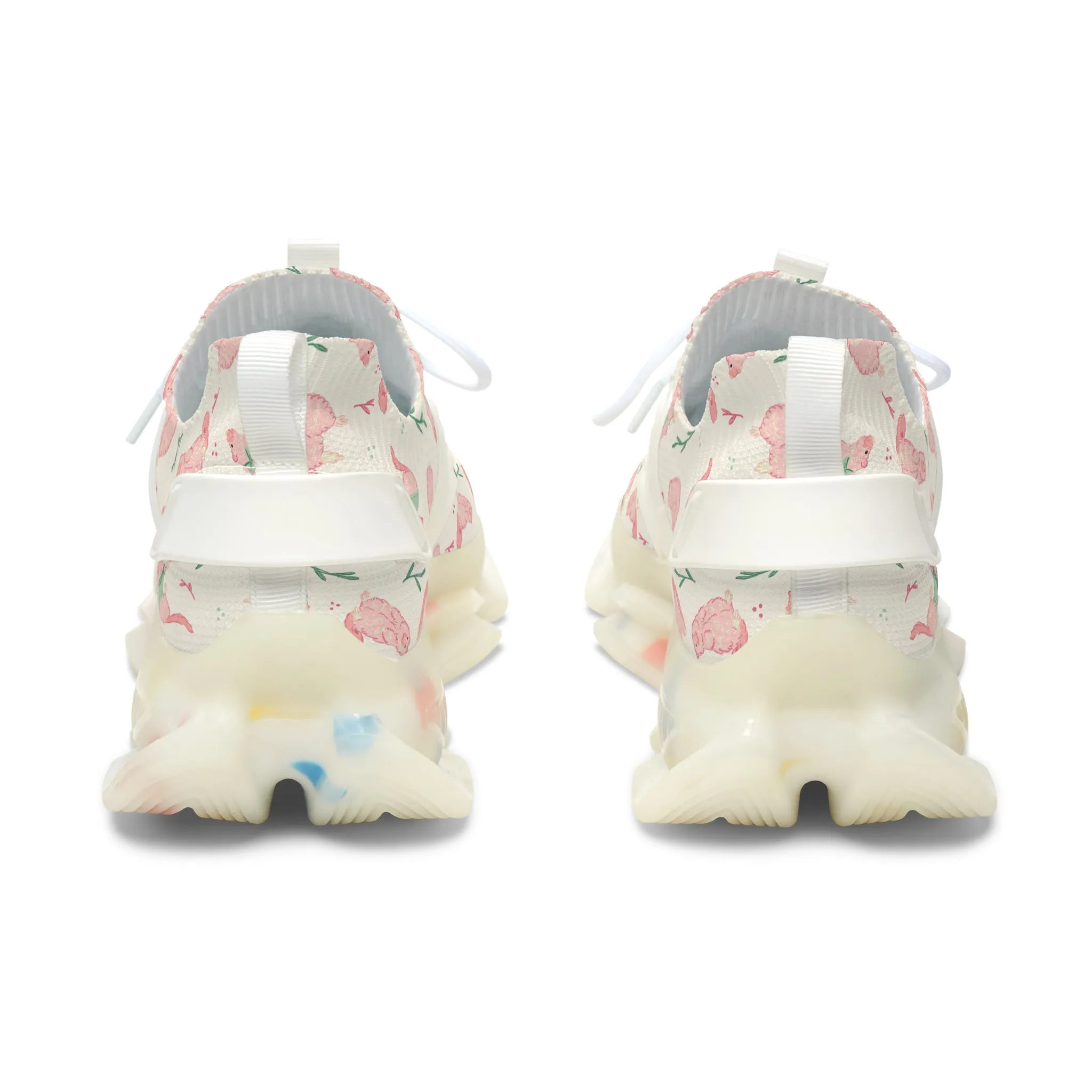 Floral Women's Mesh Sneakers - Lightweight & Breathable for Everyday Style