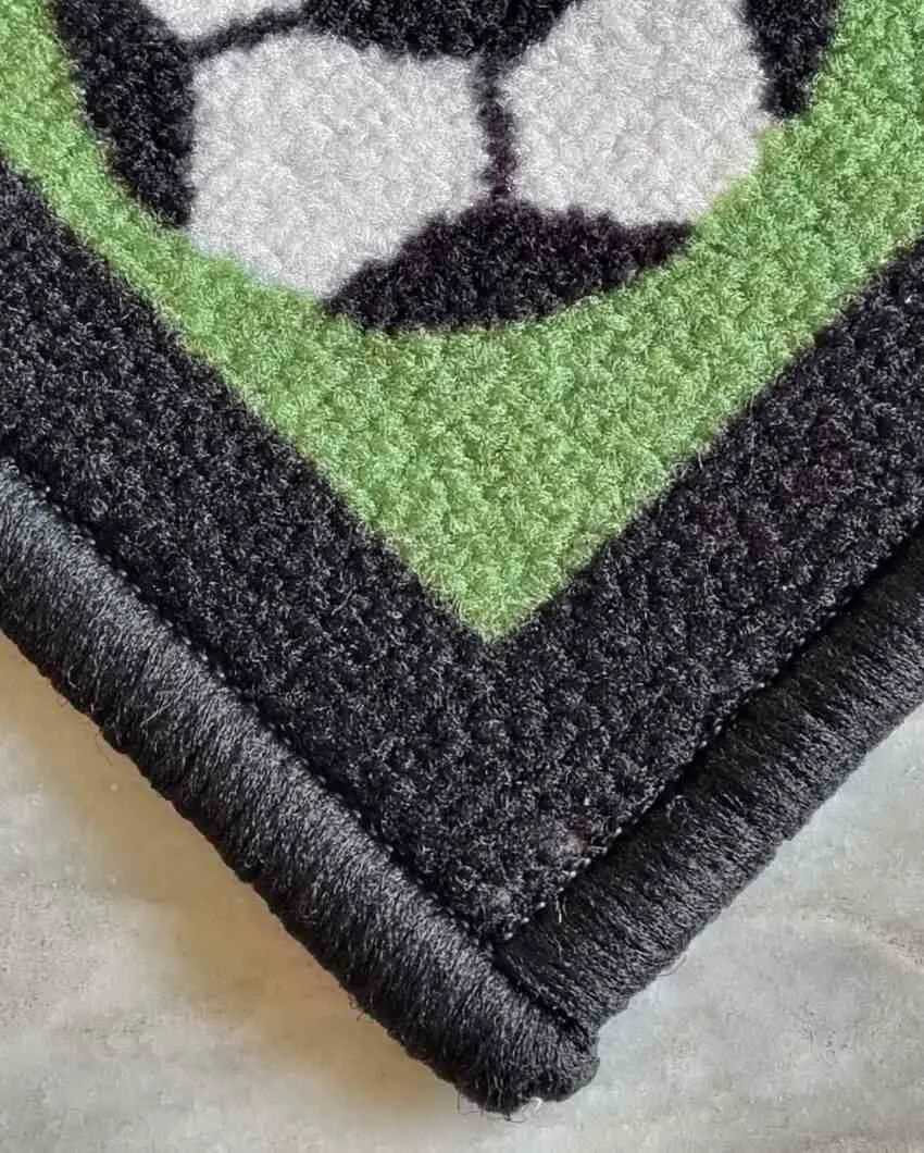 Football Field Sports Anti-Slip Nylon Kids Rug | 5 x 3 Feet