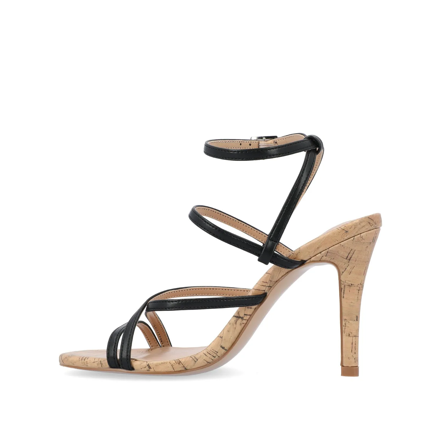 FYLISSA HEELED SANDALS IN FAUX LEATHER