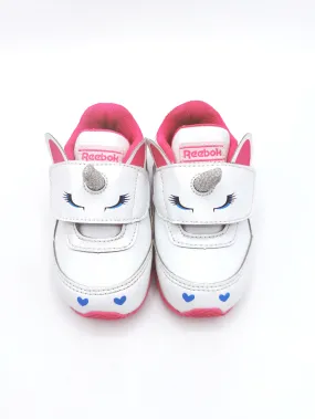 GIRL SIZE 5 TODDLER - REEBOK, Unicorn Running Shoes EUC B2