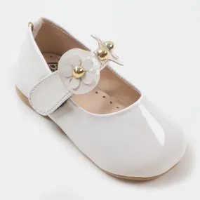 Girls Pump 40-35 - White