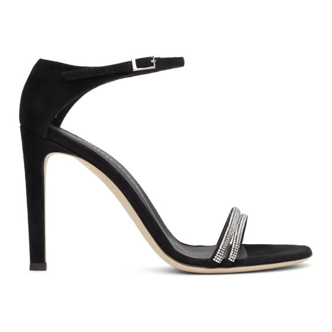 Giuseppe Zanotti Black Kanda Heeled Sandals