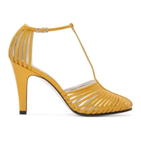 Givenchy Yellow Mignon Cage Sandals
