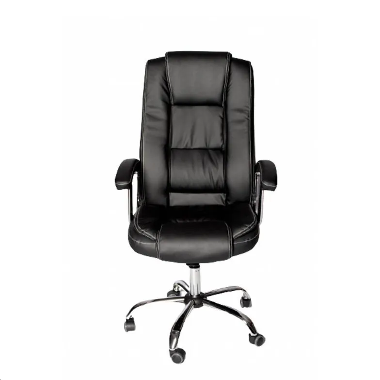 High-Back And Adjustable Height Executive Swivel Office Chair 521H Black