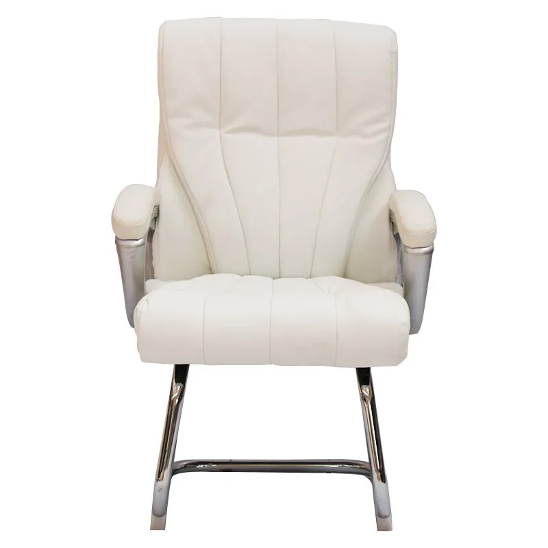 High-Back Pu Leather Office Chair 518G White