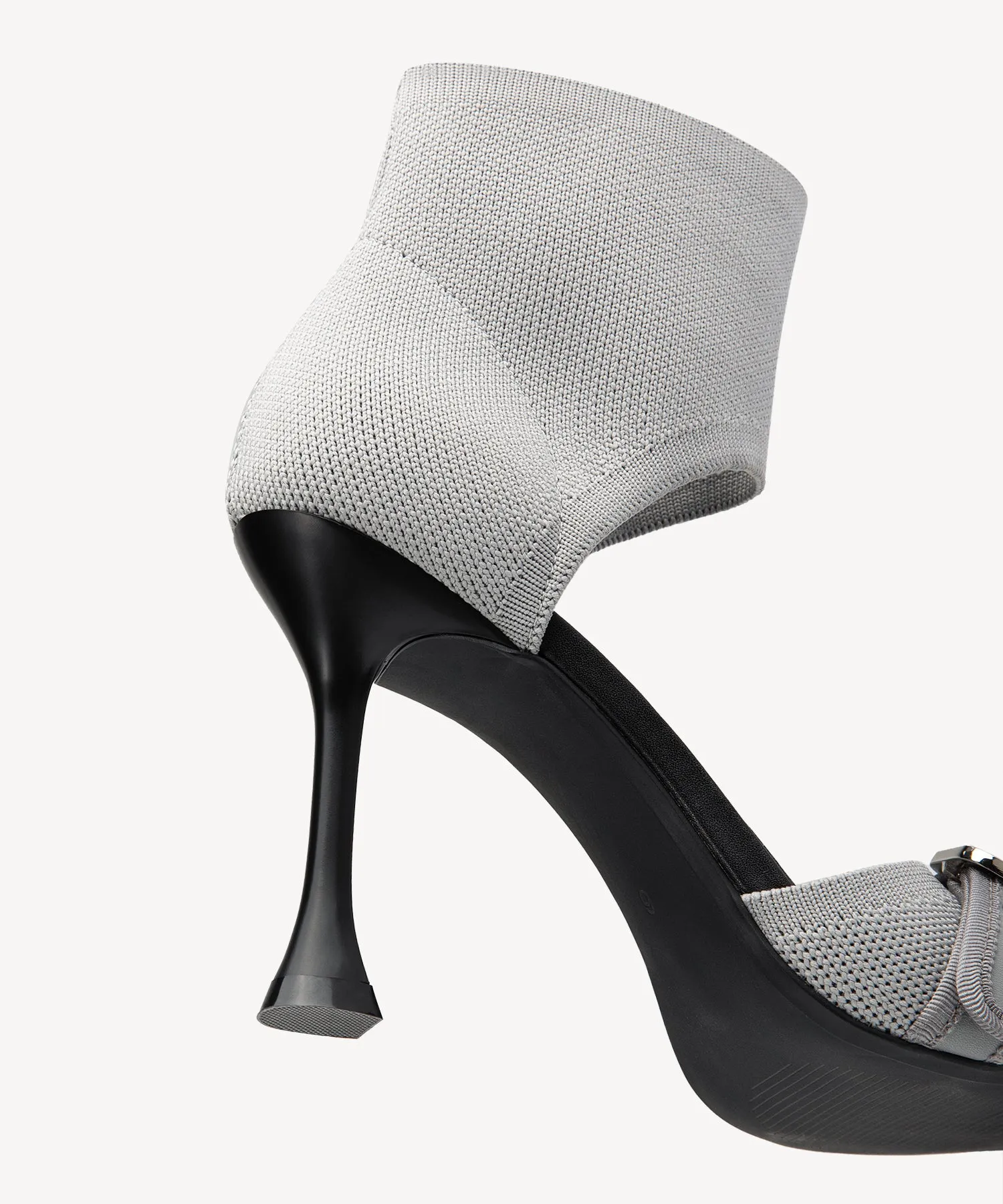 INFINITE Buckle Stiletto Heeled Sandals