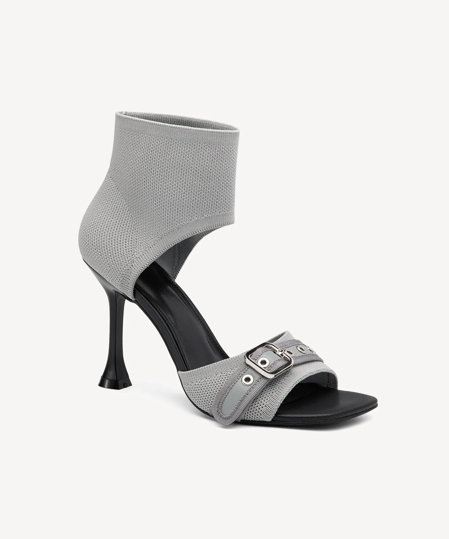 INFINITE Buckle Stiletto Heeled Sandals