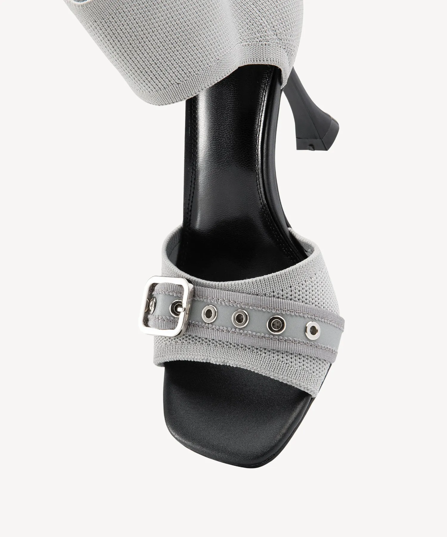 INFINITE Buckle Stiletto Heeled Sandals