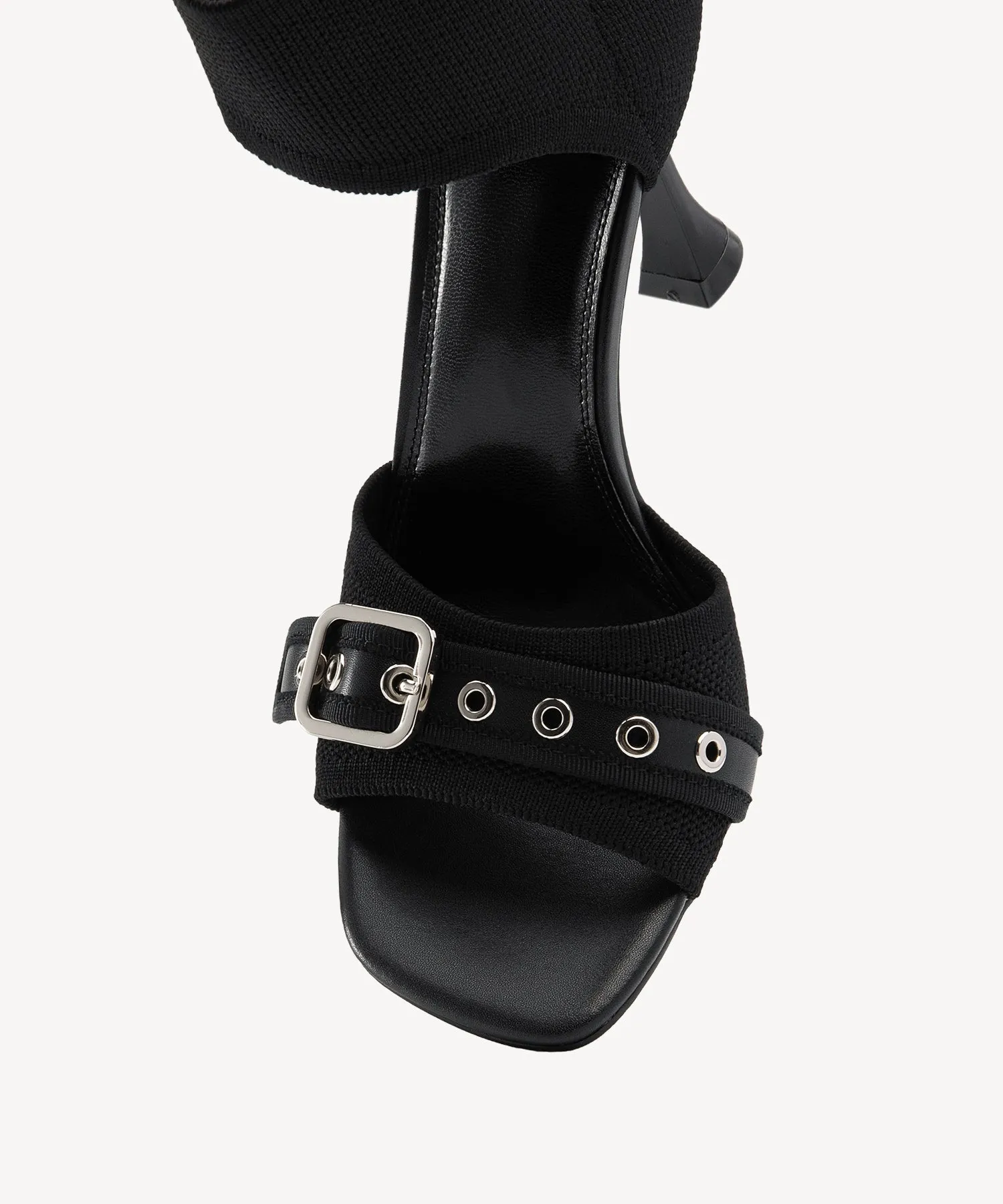 INFINITE Buckle Stiletto Heeled Sandals