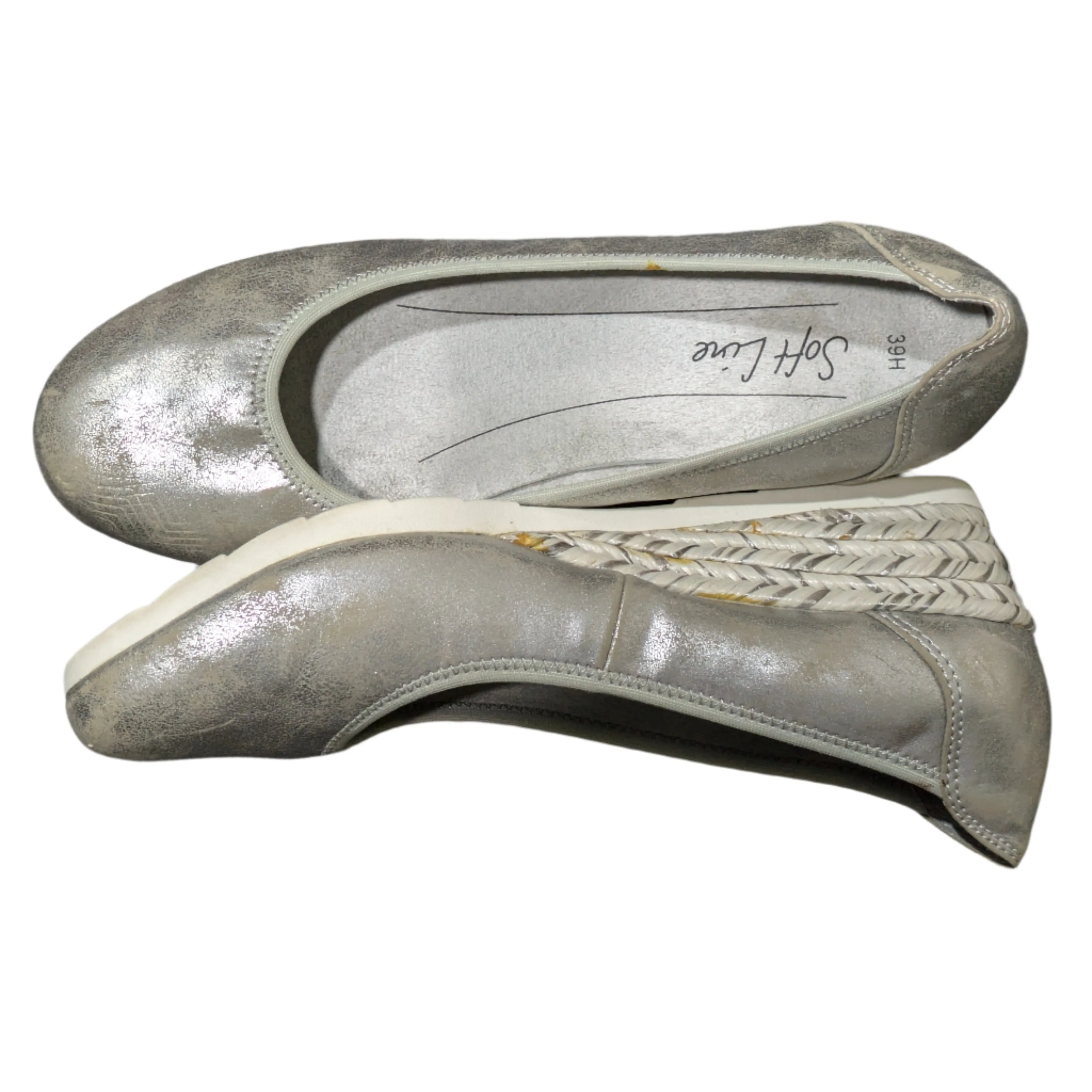 Jana Soft Line Women's Pumps Slip-On – Grey UK 6 / EU 39 H