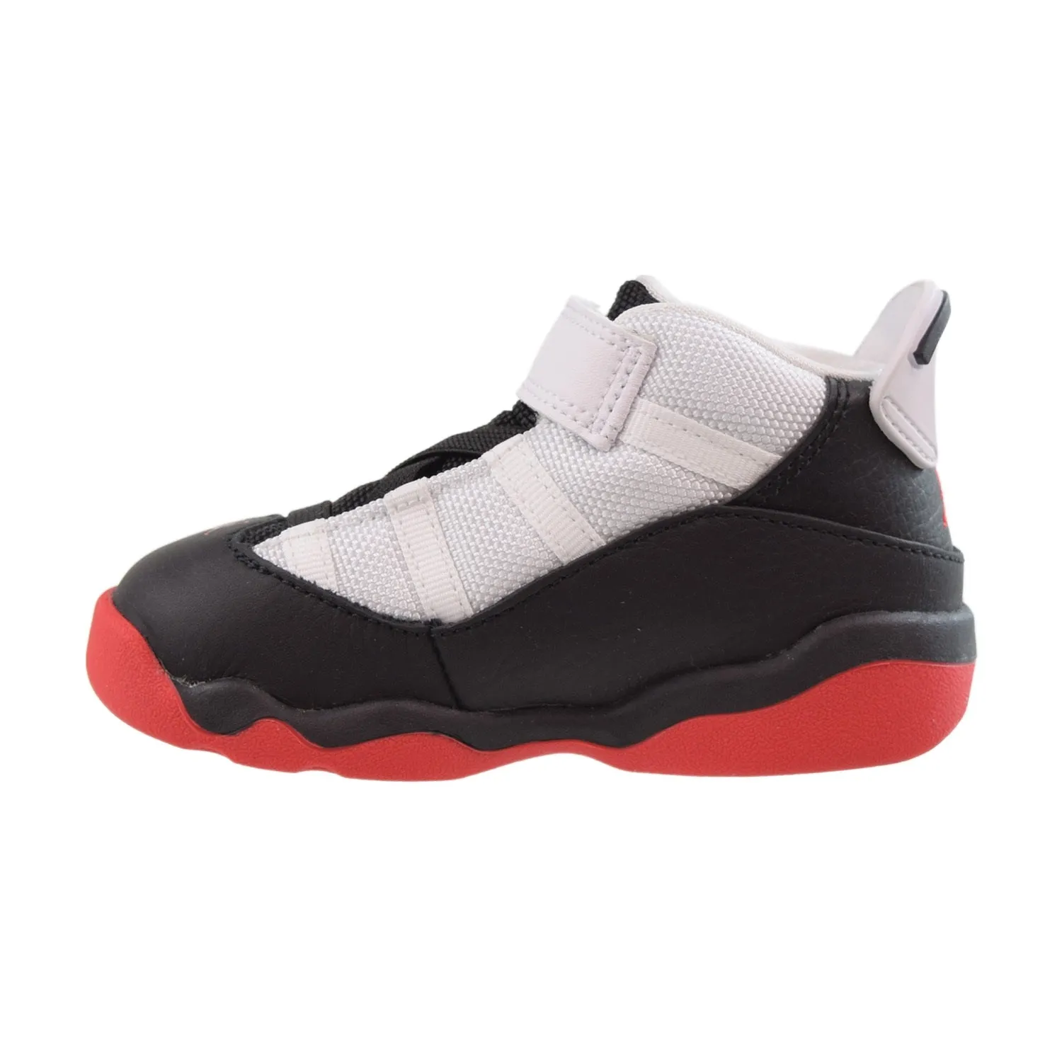 Jordan 6 Rings "'He Got Game" (TD) Toddler Shoes Black-University Red-White