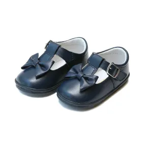 L'Amour Shoes Minnie Bow Mary Jane - Navy