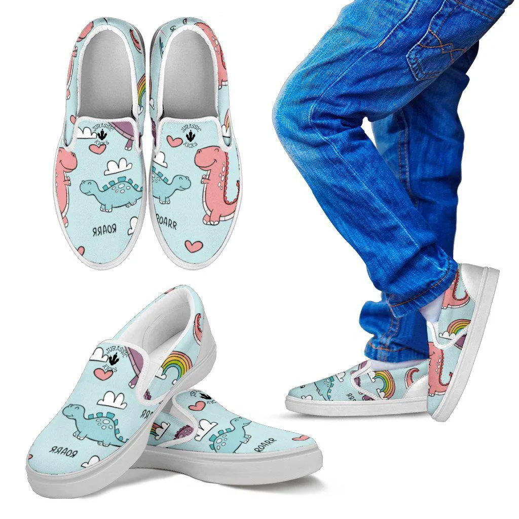 Loving Dino - Slip On's